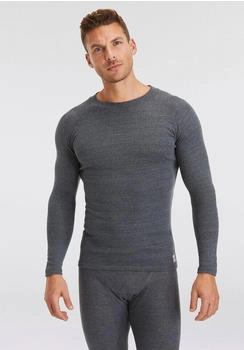 HEAT keeper Thermounterhemd 'Thermo Langarm-Shirt' grau anthrazit meliert 68194164-XL