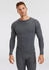 HEAT keeper Thermounterhemd 'Thermo Langarm-Shirt' grau anthrazit meliert 68194164-XL