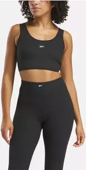 Reebok Sport-BH schwarz weiß