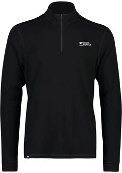 Mons Royale Cascade Merino Flex Zip Merinowolltrikot schwarz