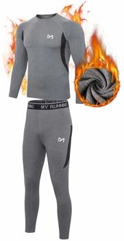 MEETYOO Basisschicht-Set Herren grau