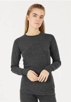 Whistler cerro merino wool baselayer set schwarz 1001