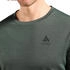 Odlo Merino Bl Crew Neck T-Shirt gruen schwarz