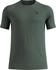 Odlo Merino Bl Crew Neck T-Shirt gruen schwarz