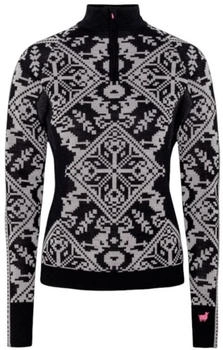 Kari Traa Saga Half Zip Merinounterwäsche grau schwarz