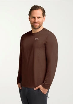 Jack Wolfskin Sky Thermal L S Funktionsshirt braun hotchoc