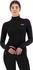 Mons Royale Cascade Merino Mock Neck Langarm schwarz