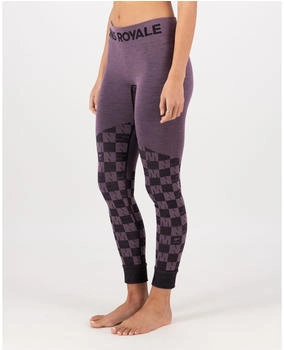 Mons Royale Ascender Merino Seamless Legging mauve schwarz