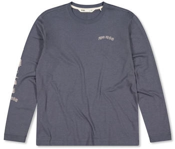Mons Royale Yonder Merino Bio-Baumwolle Langarm vintage schwarz