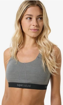 Super Natural Feel Good Sport BH grau schwarz