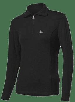 L&ouml;ffler Midlayer Transtex -warm Zip-Rolli schwarz