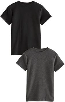 Next Shirt graumeliert schwarz