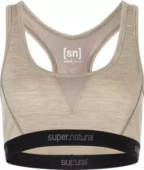 Super Natural Tundra220 Semplice Sport BH beige weiß – Super Natural Tundra220 Semplice Sport BH beige weiß für natürlichen Tragekomfort