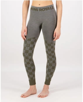 Mons Royale Ascender Merino Seamless Legging getrocknetes salbei dunkel olive