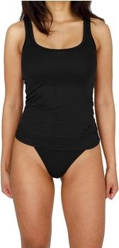 Normani Merino Top ärmellos schwarz