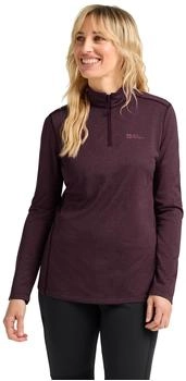 Jack Wolfskin sky thermal half zip amaranth i0116