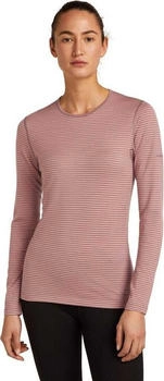 Icebreaker Damen Merino 200 Oasis Langarm Crewe Thermoshirt (104375) rosa
