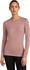 Icebreaker Damen Merino 200 Oasis Langarm Crewe Thermoshirt (104375) rosa