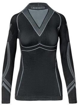 Ladeheid LAGI004 Funktionsunterwäsche Langarm Shirt Thermoaktiv schwarz/graphit