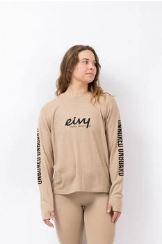 Eivy Loose Mx Wool Rib Longsleeve beige