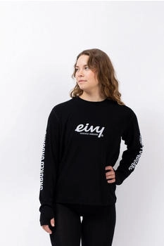 Eivy Loose Mx Wool Rib Longsleeve schwarz