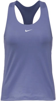 Nike Swoosh Gepolstertes Sport-BH-Tanktop mit mittlerem Halt (DV9897-499) world indigo/blau