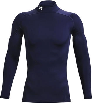 Under Armour Herren ColdGear Compression Mock Neck midnight navy/white