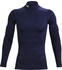 Under Armour Herren ColdGear Compression Mock Neck midnight navy/white