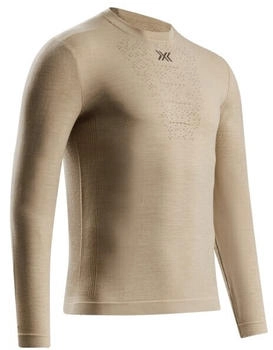 X-Bionic Merino Herren Baselayer Langarmshirt (VT-W106W25M-M100-M) sand/beige