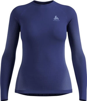 Odlo Damen Performance Warm Eco Base Layer Top (196191) blau