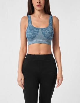 Plein Sport Logo Lauftop petrol