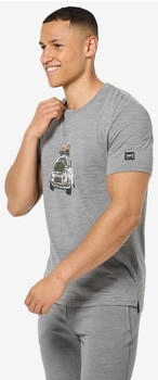 Super Natural Carski T-Shirt (SNMP01219-35G-XL) grau