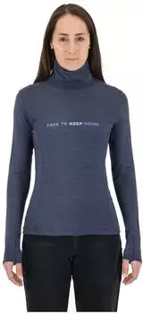 KARPOS Coppolo Merino High Neck LS (2532030) blau