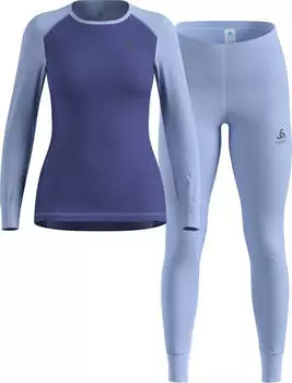 Odlo Active Warm Eco Set blau