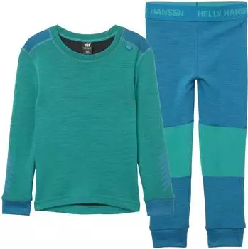 Helly Hansen Lifa® Base-Layer-Set aus Merino-Wolle (40526-466) grün