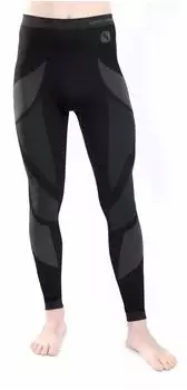 Sesto Senso Funktionsunterwäsche Lange Leggings Thermoaktiv grau