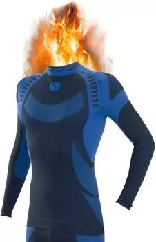 Sesto Senso Thermo Active Men Funktionsunterwäsche dunkelblau/blau