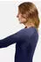 Odlo Women's BL Top Crew Neck L/S Perf. Warm Blackcomb (77256984) SkipperBlue