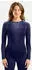 Odlo Women's BL Top Crew Neck L/S Perf. Warm Blackcomb (77256984) SkipperBlue