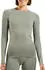 Odlo Damen Performance Warm Eco Base Layer Top (196191) oliv/grau/shadow