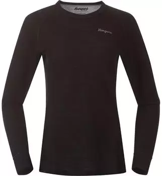Bergans Inner:Dual Merino Half Zip Damen (3427-91) schwarz