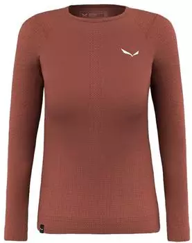 Salewa Women's Zebru Responsive L/S Tee (66808859) EtruscanRed