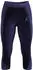 Odlo Women's BL Bottom 3/4 Performance Warm Blackcomb (77257417) SkipperBlue