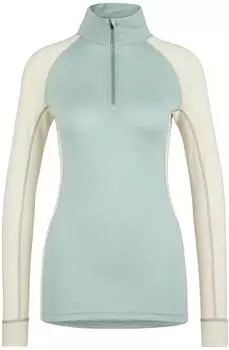 Stoic Women's Merino240 BengtSt. Half Zip (48124715) IcebergGreen/StoneGrey