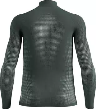 Odlo BL Top Turtle Neck LS Half Zip Performance Warm Eco grau