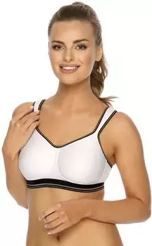 Viania Goldie High Function Sport-BH weiß