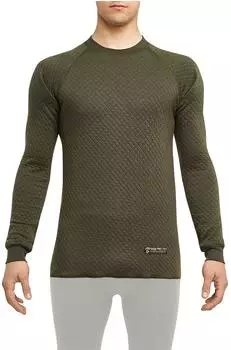Thermowave 3in1 Merino Thermounterwäsche Langarmshirt 330 GSM oliv