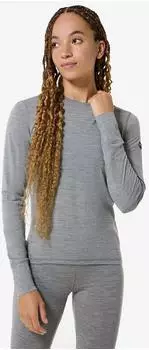 Super Natural Tundra 175 LS Langarmshirt mit Merinowolle cashmere grey melange