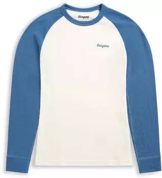 Bergans Inner:Dual Merino Half Zip Damen (25778) vanilla white/elemental blue