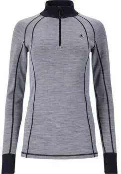 Whistler Candee Funktionsshirt mit praktischem Rei&szlig;verschluss dusty blue